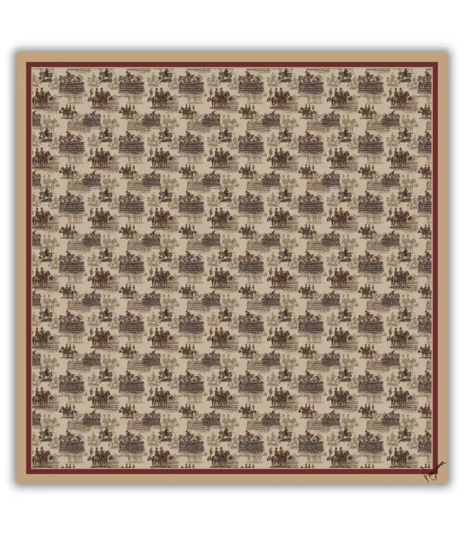 Amyemma Designs Astride at dawn silk scarf