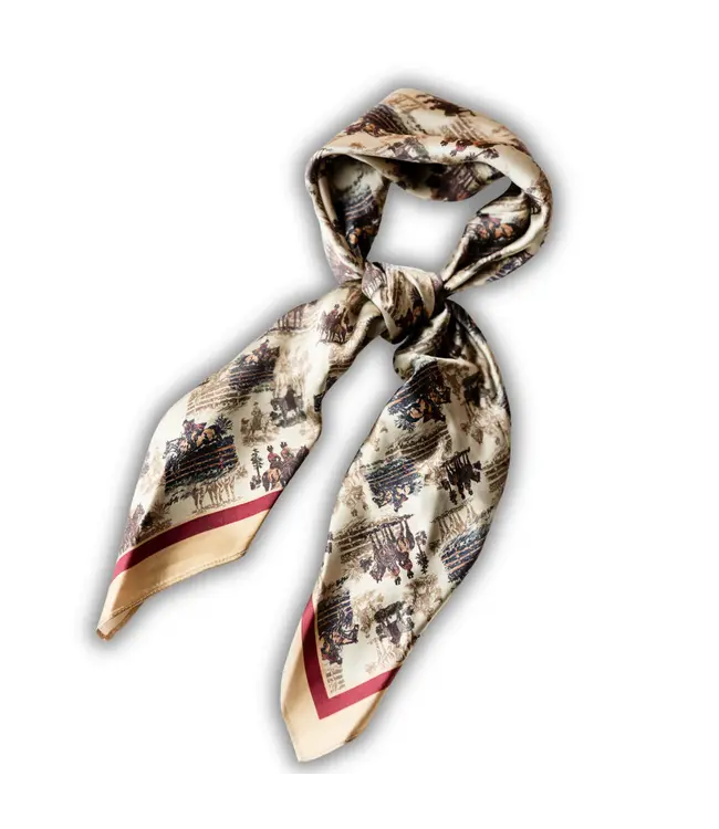 Amyemma Designs Astride at dawn silk scarf