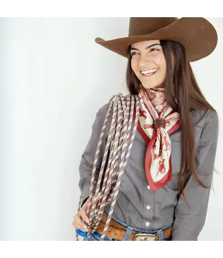 Amyemma Designs Rodeo queen silk scarf