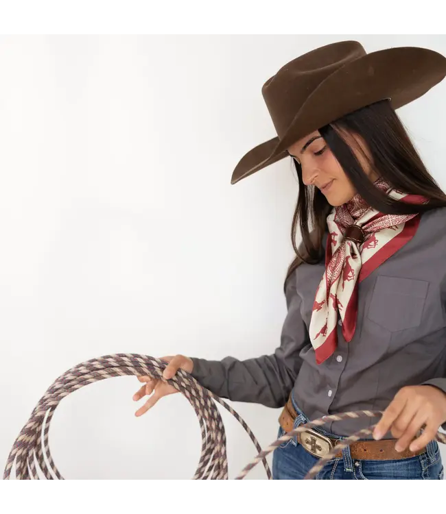 Amyemma Designs Rodeo queen silk scarf