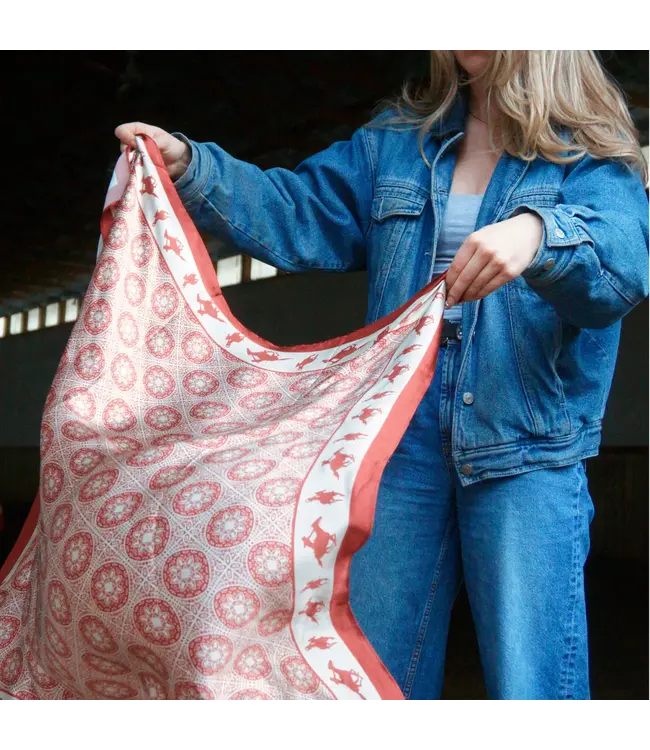 Amyemma Designs Rodeo queen silk scarf