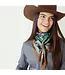 Amyemma Designs Sage and saddle silk scarf