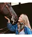 Amyemma Designs Sage and saddle silk scarf
