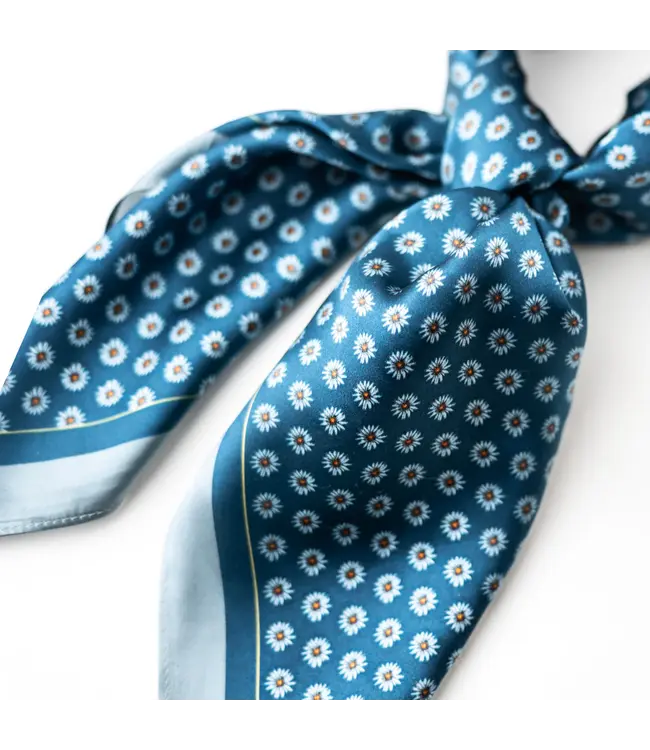 Amyemma Designs Ditzy daisy silk scarf