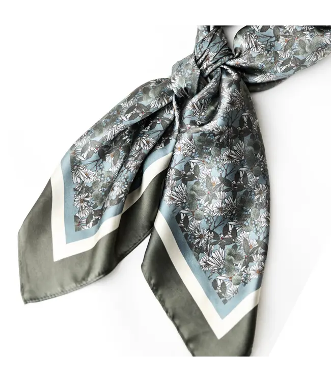 Amyemma Designs  Bloom and bounty silk scarf