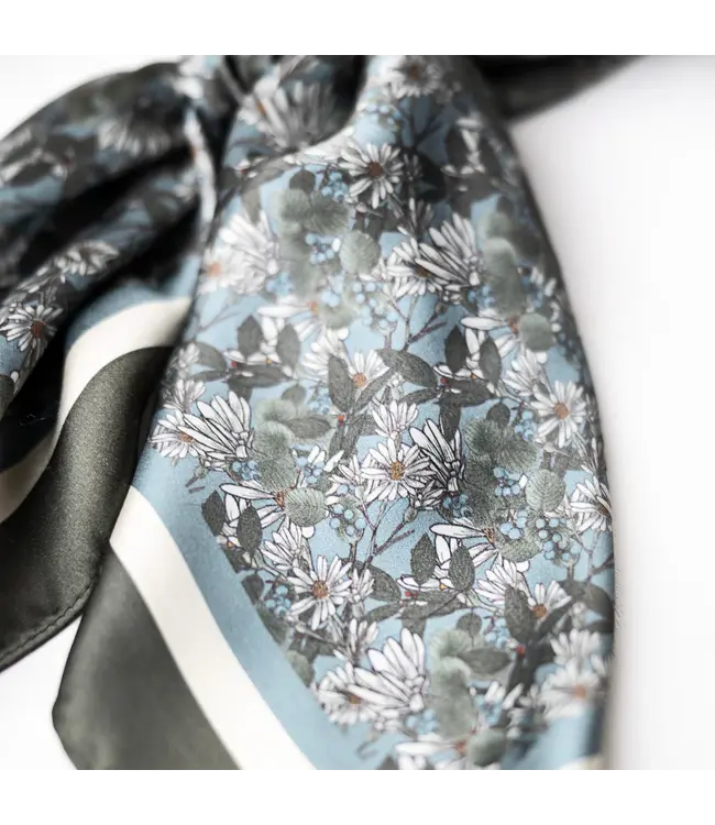 Amyemma Designs  Bloom and bounty silk scarf