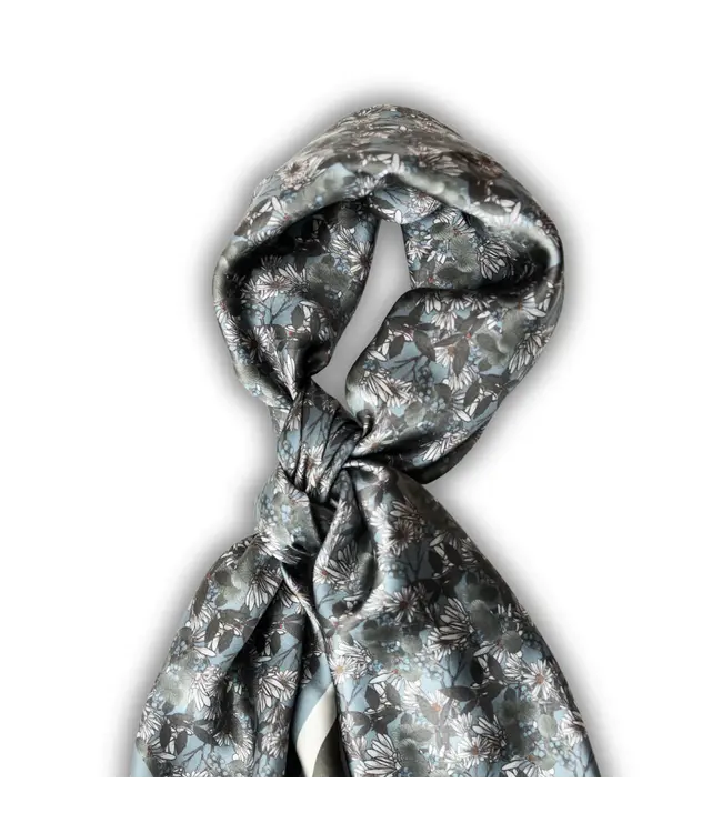 Amyemma Designs  Bloom and bounty silk scarf