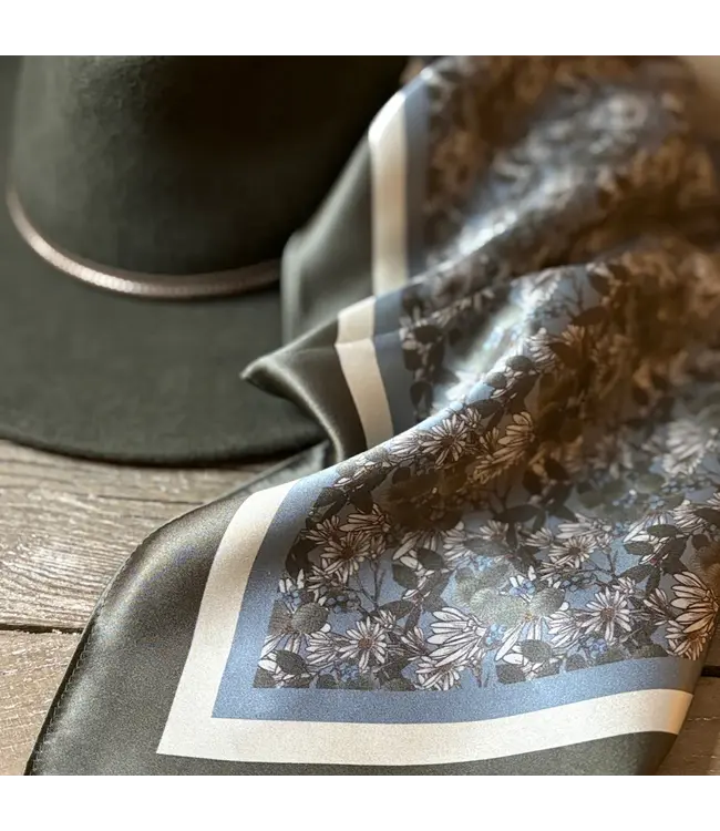 Amyemma Designs  Bloom and bounty silk scarf