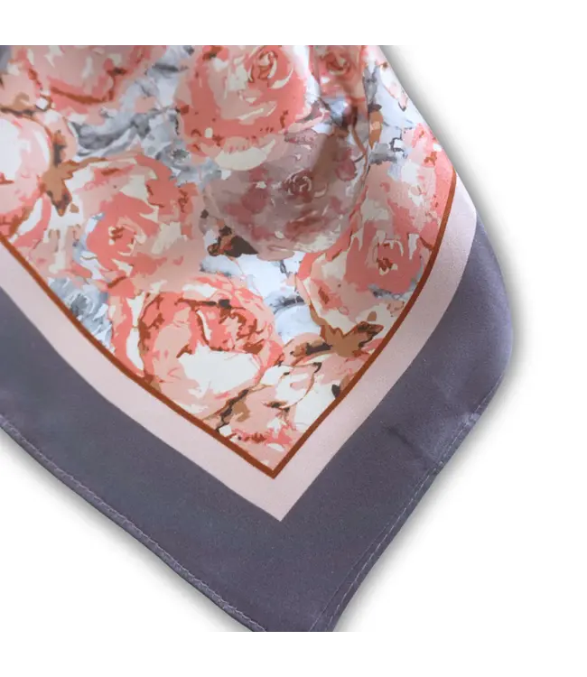 Amyemma Designs  Rose garden silk scarf