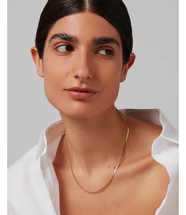Jenny Bird Zeina slim gold chain
