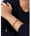 Jenny Bird Art Heart chain gold bracelet