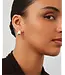 Jenny Bird Small Nelle silver hoops