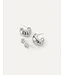 Jenny Bird Small Nelle silver hoops