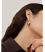 Jenny Bird Padlock heart gold earrings