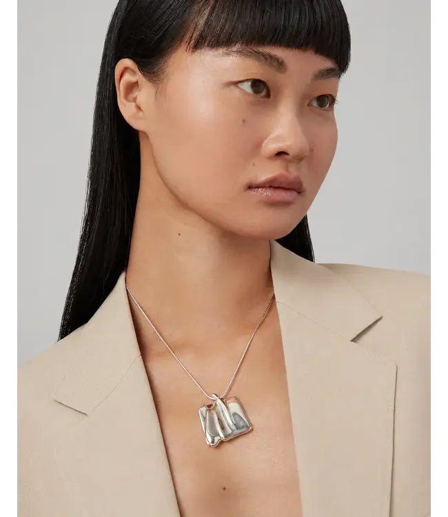 Jenny Bird Sundra silver pendant necklace
