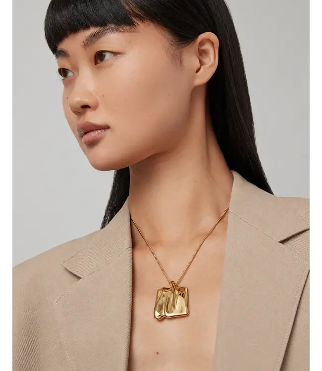 Jenny Bird Sundra gold pendant necklace