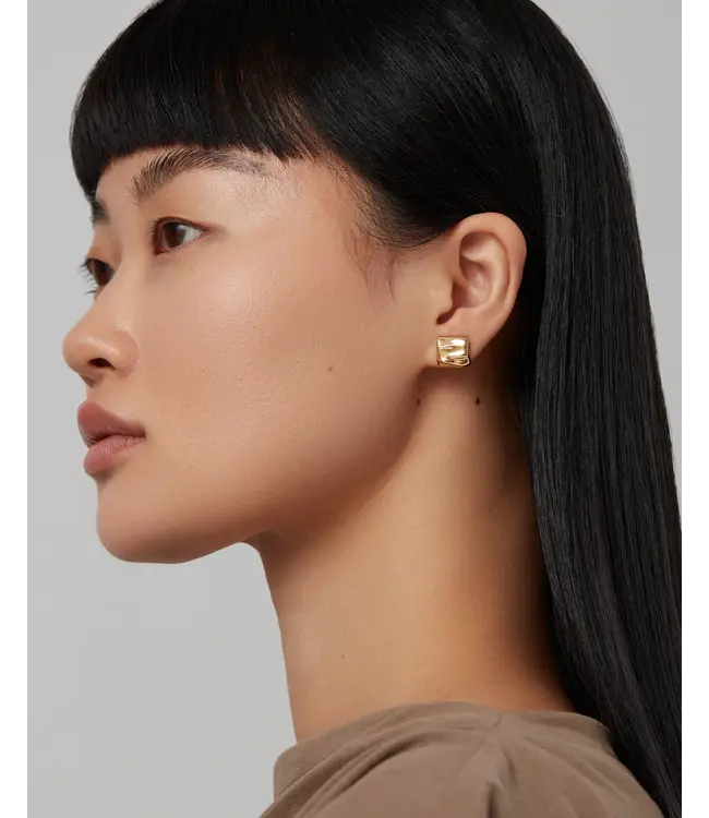 Jenny Bird Mini Sundra gold earrings