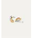Jenny Bird Mini Florence two tone earring