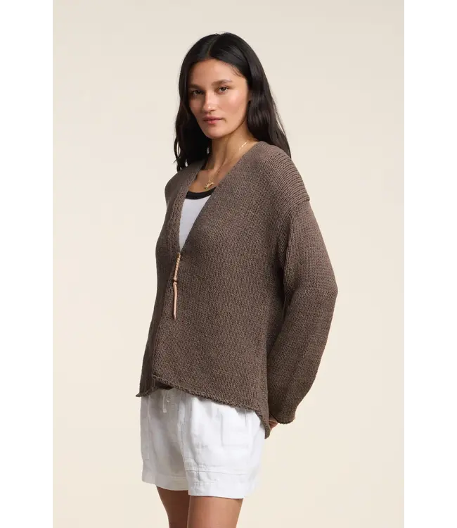 Velvet Quinnly cotton tape cardi