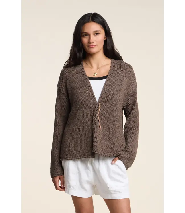 Velvet Quinnly cotton tape cardi