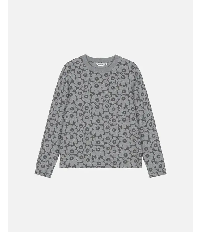 Marimekko Sekunti unikko long sleeve tee