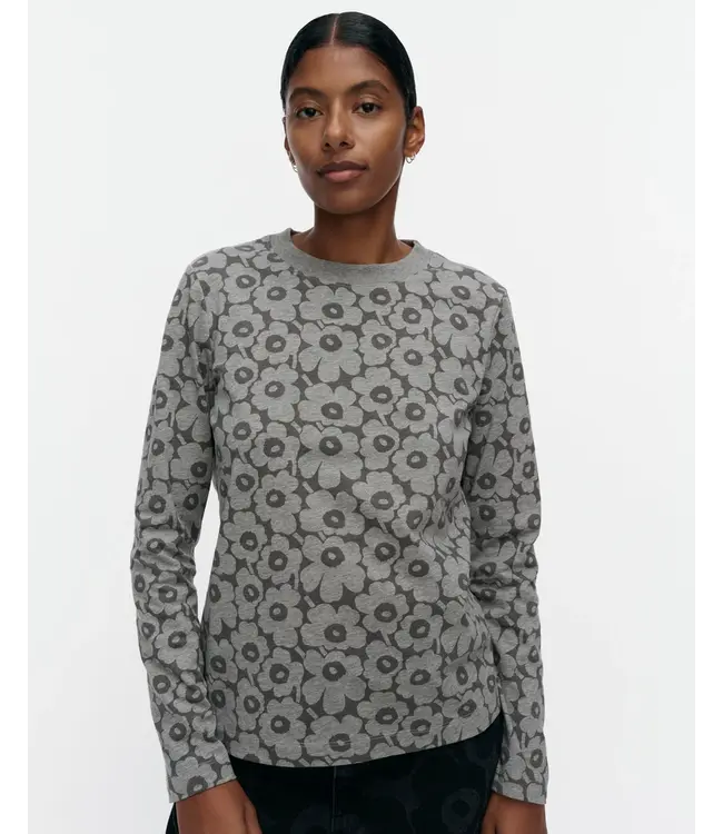 Marimekko Sekunti unikko long sleeve tee