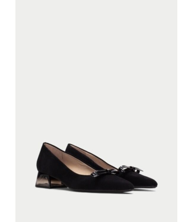 Hispanitas Sahara velour shoe with bow