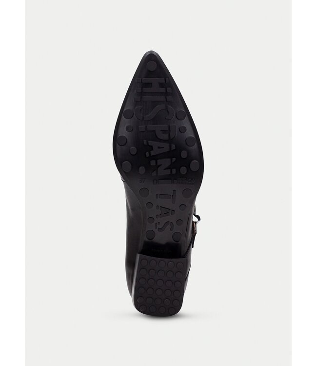 Hispanitas Turin leather shoe w/assymmetric buckle