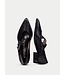 Hispanitas Turin leather shoe w/assymmetric buckle
