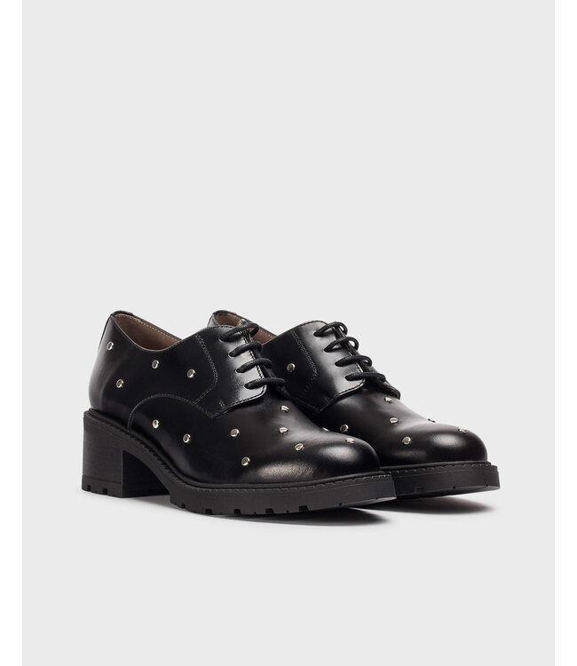 Wonders Lace up loafer with studs