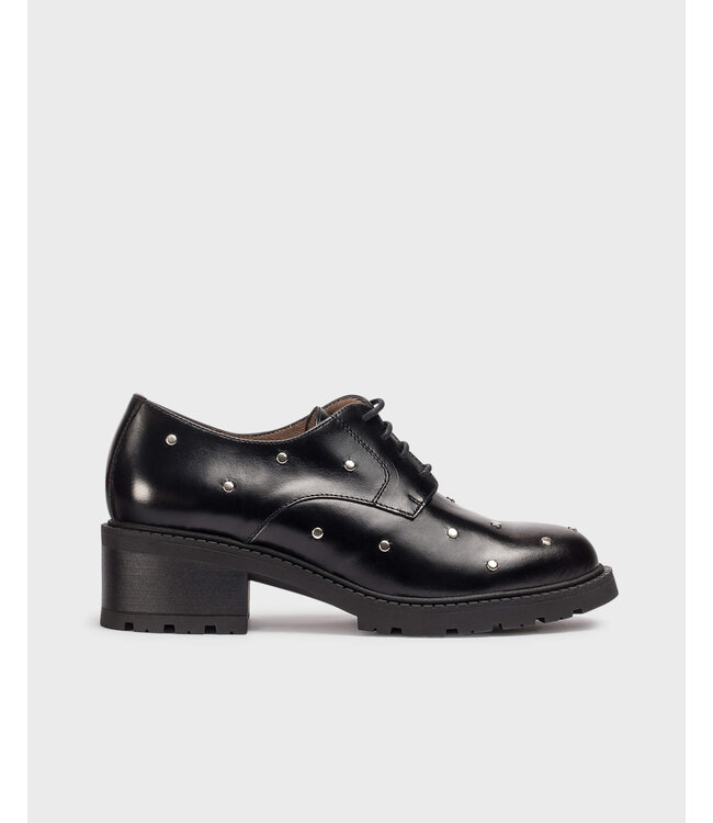 Wonders Lace up loafer with studs