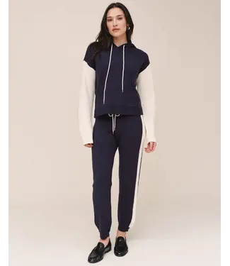 Bella Dahl Contrast knit stripe jogger