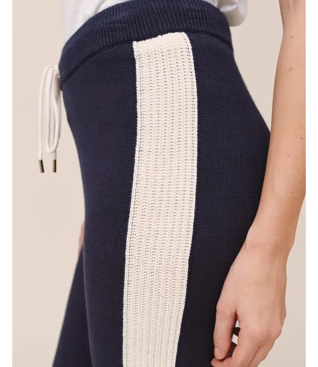 Bella Dahl Contrast knit stripe jogger