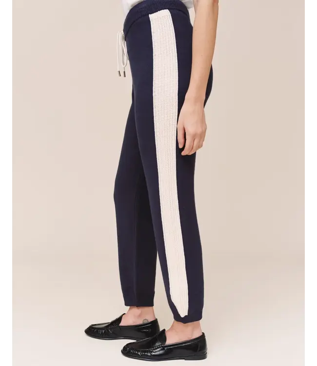 Bella Dahl Contrast knit stripe jogger
