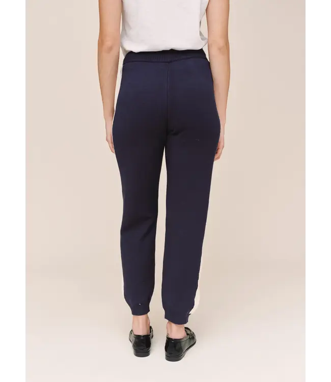 Bella Dahl Contrast knit stripe jogger