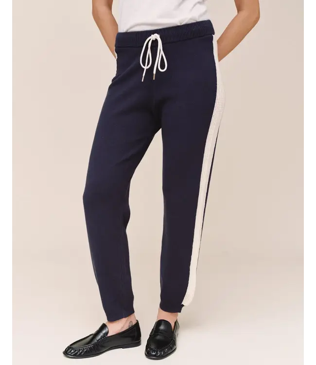 Bella Dahl Contrast knit stripe jogger