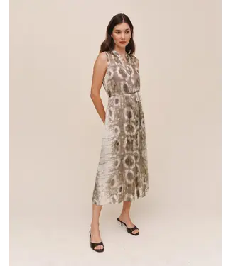 Bella Dahl Sleeveless belted midi dress