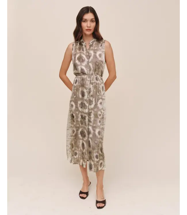Bella Dahl Sleeveless belted midi dress