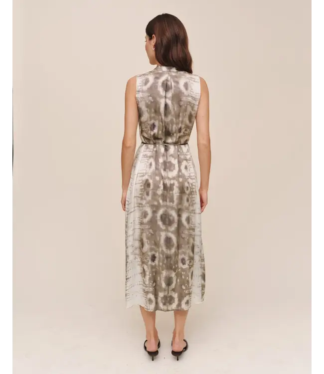 Bella Dahl Sleeveless belted midi dress