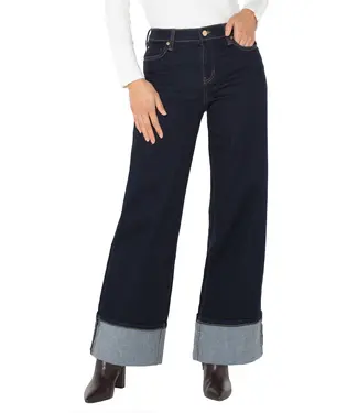 Liverpool Canada Morgan high rise cuffed wide leg