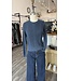 Autumn Cashmere Solid shaker cable crew