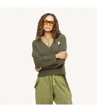 Kerri Rosenthal Saturday vneck sweater