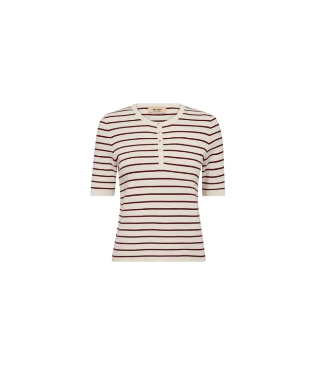 Mos Mosh Aliz caliz stripe ss knit