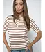 Mos Mosh Aliz caliz stripe ss knit