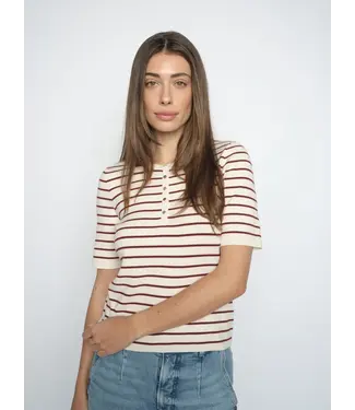 Mos Mosh Aliz caliz stripe ss knit