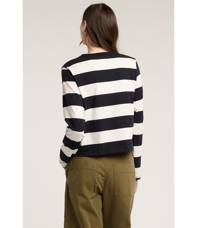 Velvet Quinnley jersey stripe top