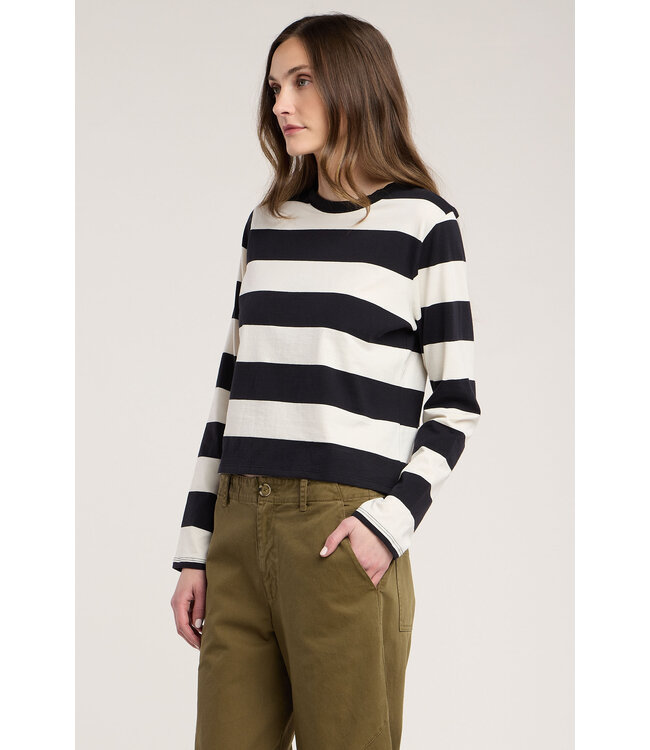 Velvet Quinnley jersey stripe top