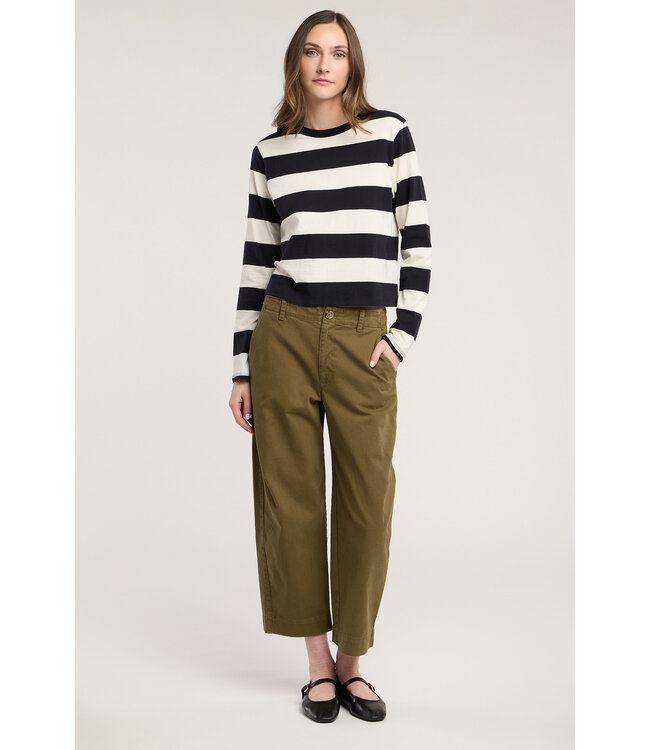 Velvet Quinnley jersey stripe top