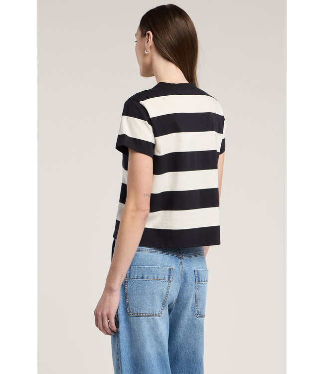 Velvet Fiona jersey stripe top
