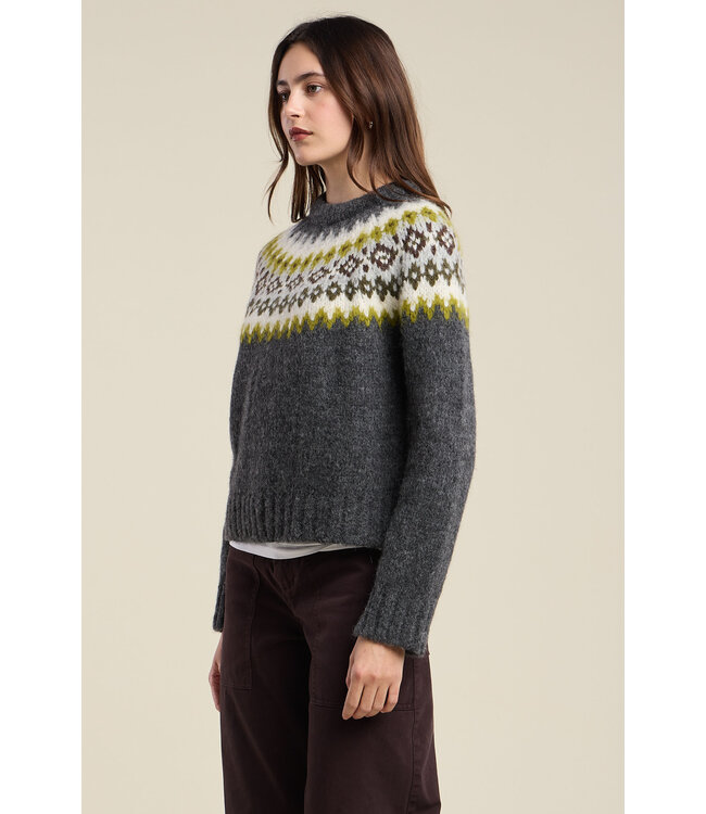 Velvet Edith Fair Isle sweater